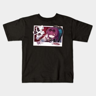 Honkai Star Rail Chibi Kafka Coats Kids T-Shirt